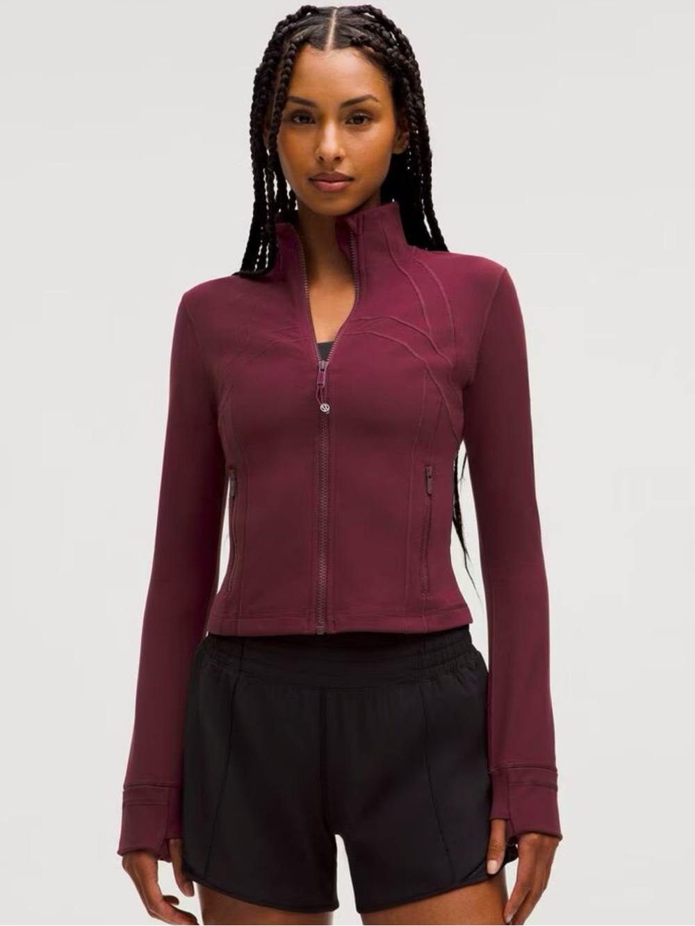 Lululemon Define Cropped Jacket Ribbed Nulu